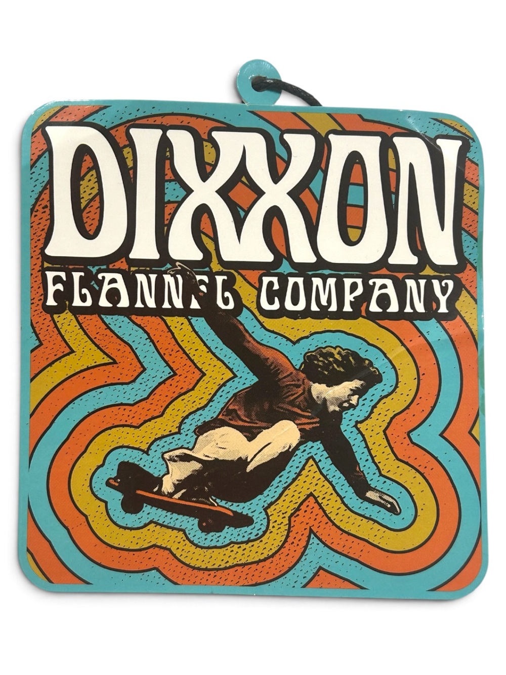 Dixxon Flannel Sticker Hang Tag “The Cove” Brand New